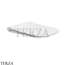 GSI NUBES 55/F Сиденье с крышкой микролифт SoftClose, MS96C09, белый матовый