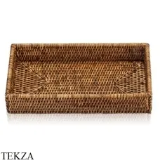 Decor Walther BASKET Лоток универсальный для ванных принадлежностей 0932092, ротанг темный Decor Walther BASKET Лоток универсальный для ванных принадлежностей 0932092, ротанг темный