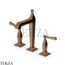 Zucchetti Bellagio Смеситель для раковины высокий, с донным клапаном ZB2426.P21, brushed chocolate PVD