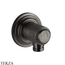 Gessi VENTI20 Вывод воды для душевого шланга 65169-707, Black Metal Brushed