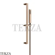 Gessi Rettangolo shower Штанга в комплекте с душевой лейкой, 1 режим 20145-030, Copper глянец