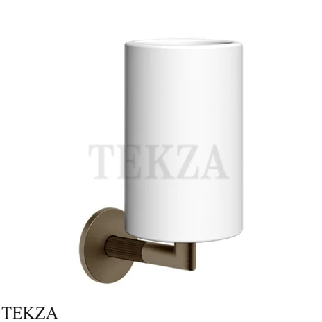 Gessi INGRANAGGIO Стакан настенный композит белый 63807-761, Coffee Bronze Br. PVD