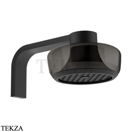 Gessi Haute Culture Shower Настенная душевая лейка со светодиодной подсветкой 57404-299, черный матовый