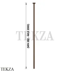 Gessi Incastri Излив для раковины потолочный, под размер 75199-845, Dark Bronze
