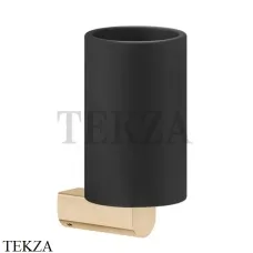 Gessi RILIEVO Стакан настенный, композит черный 59508-735, Warm Bronze Gessi RILIEVO Стакан настенный, композит черный 59508-735, Warm Bronze