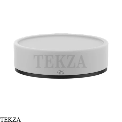 Gessi 316 ACCESSORIES Мыльница настольная, композит белый 54725-299, Black XL
