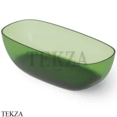 Dea Design Modern Ванна отдельностоящая скругленная 180x85 Glasstech DD8666 1800 R3, Emerald R3