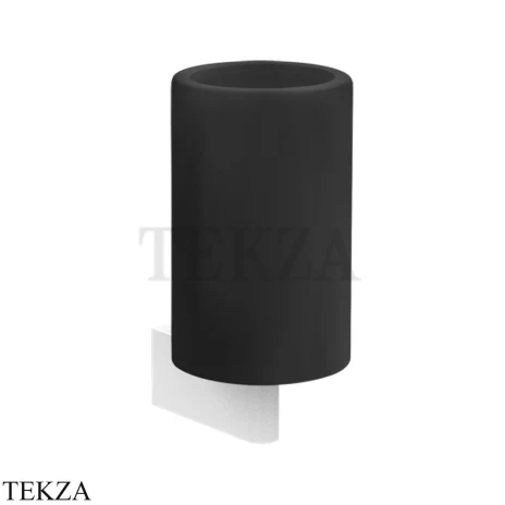 Gessi Origini Стакан настенный с держателем, черный 66408-279, White CN