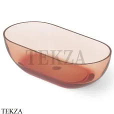 Dea Design Shadow Ванна отдельностоящая овальная 165x82 Glasstech DD8619 1650 R9, Brown Copper R9