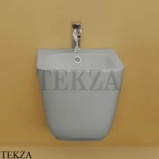 Kerasan Tribeca Биде подвесное, 1 отверстие под смеситель 512559, Grigio matt