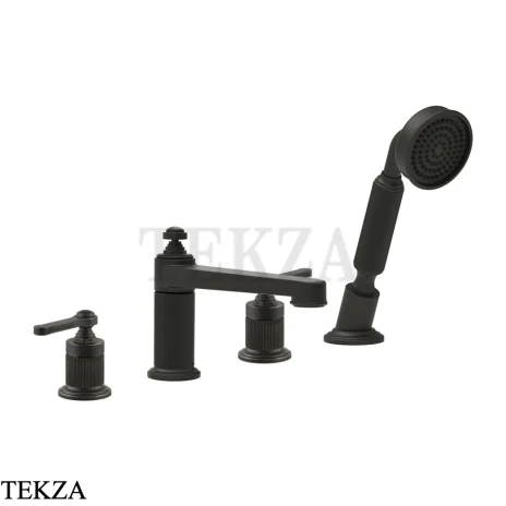 Gessi VENTI20 Смеситель на борт ванны, с гарнитуром 65045-187, Aged Bronze