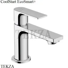 Hansgrohe Rebris E Смеситель для раковины 80 CoolStart EcoSmart+, донный клапан 72587000, хром глянец