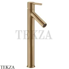Axor Starck 250 Смеситель для раковины рычаговый, с донным клапаном 10103140, Brushed Bronze