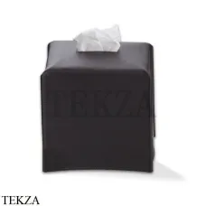 Decor Walther NAPPA KBQ Коробка для салфеток 0938190 натуральная кожа, Черно-коричневый