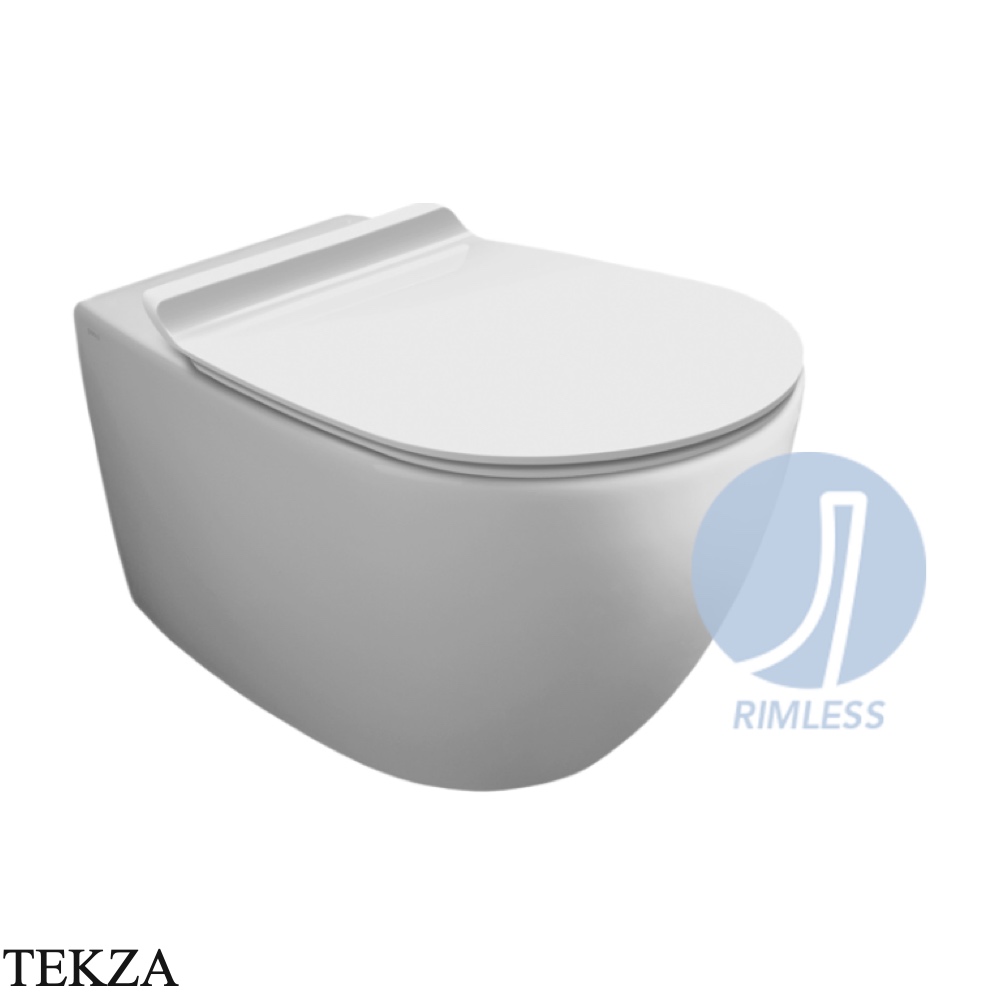 Simas Vignoni унитаз подвесной безободковый Rimless VI18bi, белый глянец