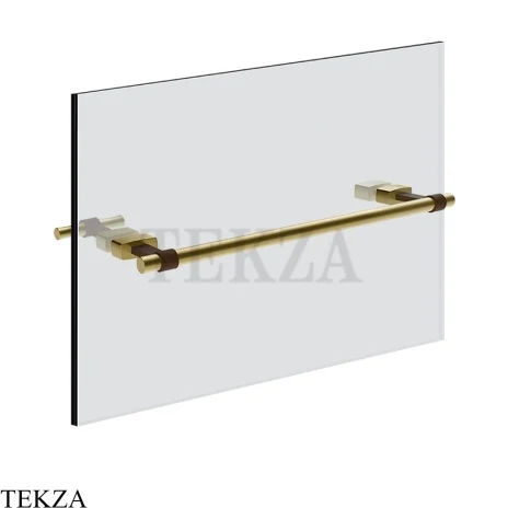 Gessi Jacqueline Полотенцедержатель для крепления на стекло, 30 см 77511-727, шампань Brushed
