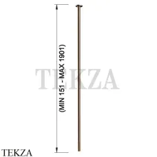 Gessi INCISO Излив для раковины потолочный под размер 15-190 см 58299-030, Copper глянец PVD