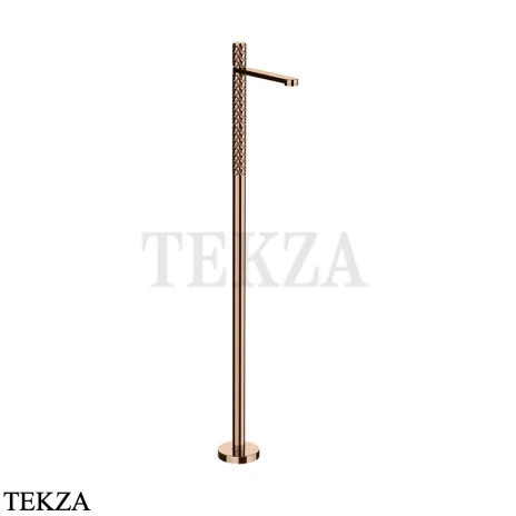 Gessi Pelle Tresse Смеситель для раковины напольный, внешняя часть 78095-030, Copper PVD