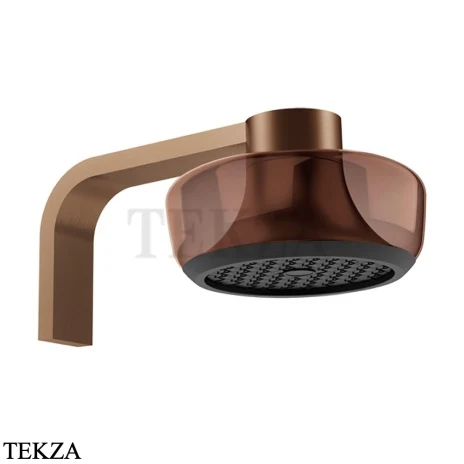 Gessi Haute Culture Shower Настенная душевая лейка со светодиодной подсветкой 57404-708, медь Brushed
