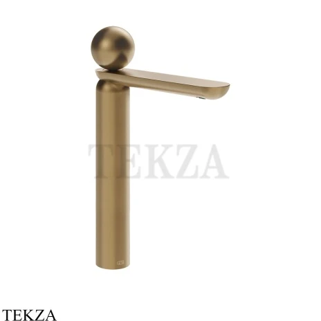 Gessi Perle Смеситель для раковины высокий, без гарнитура 74004-726, бронза Brushed