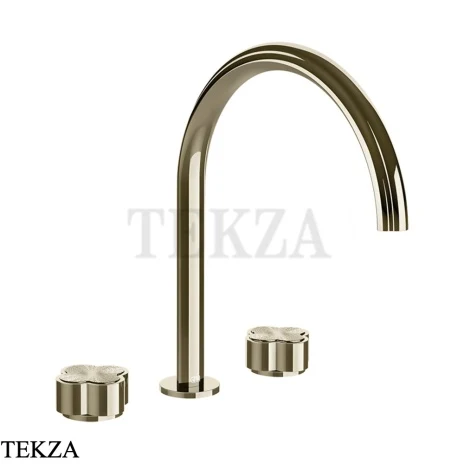 Gessi Ludovica Смеситель для раковины высокий, без гарнитуры 76216-720, никель глянец
