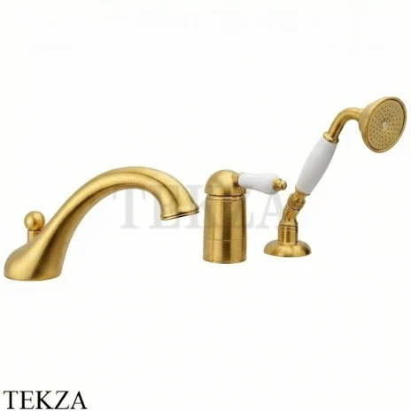 Nicolazzi Cinquanta Смеситель на борт ванны P.Mont Blanc, 3414SG76C, Satin Gold