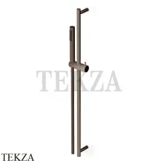 Zucchetti Душевая штанга 80 см, стержневая лейка Z95182.P21, brushed chocolate PVD