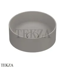 Catalano Zero Раковина накладная D32 см, без перелива 0122320032, Tortora матовый