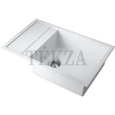 Omoikiri Sakaime 78-LB Кухонная мойка Tetogranit прямоугольная с крылом 4993903 белый