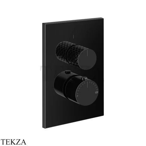 Gessi Habito INTRECCIO Смеситель для душа 2 потока, внешняя часть 70131-706, Black Metal PVD