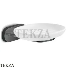 Newform O’RAMA Мыльница подвесная с держателем, керамика 67200.01.093, черный матовый Newform O’RAMA Мыльница подвесная с держателем, керамика 67200.01.093, черный матовый