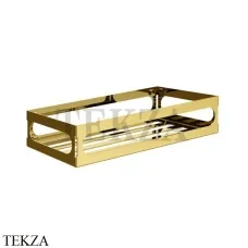 Gessi RILIEVO Полка-решетка в душевую зону 59549-716, Gold Br. PVD