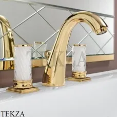 Oasis FORTUNY Смеситель для раковины на три отверстия, с донным клапаном 000RBFN080CR, хром глянец