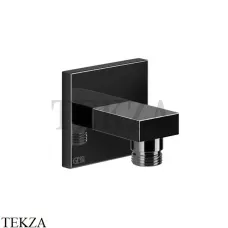 Gessi Rettangolo shower Шланговое подсоединение 20169-706, Black Metal