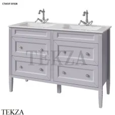 Caprigo ALBION CONCEPT АЛЬБИОН тумба 120 с двойной раковиной, 34024-SF028, Стилл