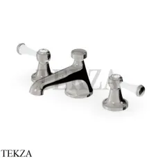 Zucchetti Agora Classic Смеситель для раковины с донным клапаном ZAM407.C8, nickel глянец