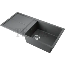 Omoikiri Sumi 100 Кухонная мойка Tetogranit прямоугольная с крылом 4993659 платина