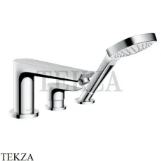Hansgrohe Talis E Смеситель для ванны с гарнитуром 71731000, хром глянец