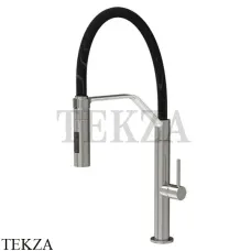 FIMA Carlo Frattini Смеситель для кухни с лейкой Flexi F7047/1SN, Brushed nickel