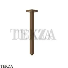 Newform Кронштейн для душа квадратный потолочный L=350 26599.47.083, Groove Bronze