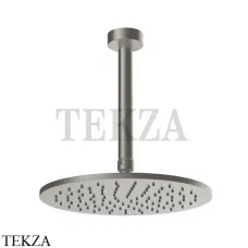 Gessi ANELLO Верхняя лейка с потолочным кронштейном под размер 63350-149, Finox Brushed Nickel
