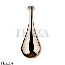 Gessi Goccia Потолочная каплевидная душевая лейка 33751-123, Copper глянец
