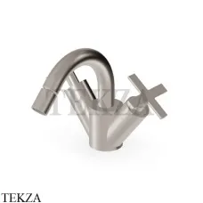 Zucchetti Gill Смеситель для биде, с донным клапаном ZGL5327.C3, brushed nickel