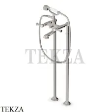 Zucchetti Agora Classic Смеситель для ванны напольный ZAL278.C8, nickel глянец