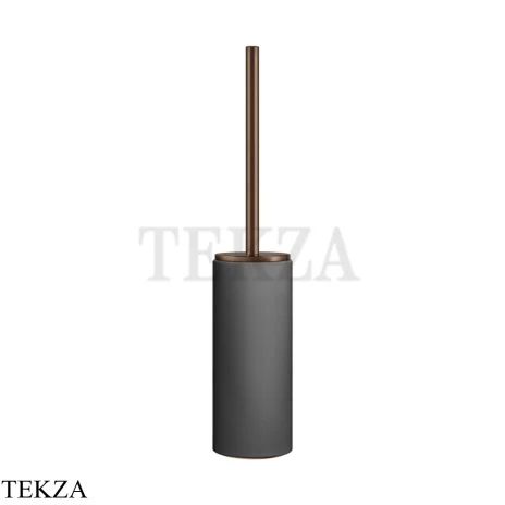 Gessi Ingranaggio-Anello Туалетный ершик напольный, композит черный 63744-708, Copper Brushed PVD