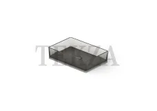 Dea Design Раковина настольная DD9009 600 R4 ,  Smoky Black R4