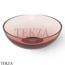 Dea Design Washbasins Раковина настольная D40 см Glasstech DD9038 400 R5, Pomegranate R5