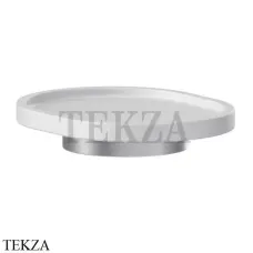 Newform X-Steel 316 Мыльница настольная, композит 73250X.50.050, INOX Stainless steel