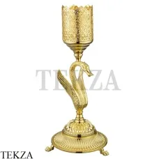 Migliore LUXOR Настольный одинарный подсвечник 26151, золото глянец