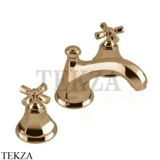 Nicolazzi TEIDE FOUR Смеситель для раковины, с донным клапаном 1908BZ45, бронза classic